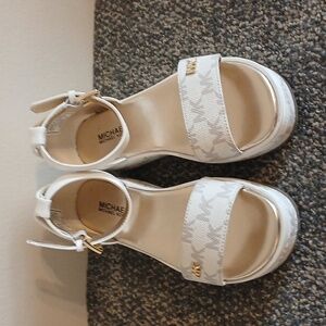 Michael Kors Kids White Sandals